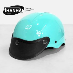 DANSHOP - Thời Trang - An Toàn Mũ Bảo Hiểm màu Sơn Trơn mõ nhựa rẻ Thời Trang Nhựa ABS Chịu Lực Thiết Kế Tối Giản