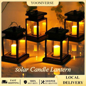 Solar Candle Light LED Suspendable Floorable Solar Light Outdoor Waterproof Palace Lantern for Garden Landscape Lawn Christmas Halloween Party Decoration Paths House Camping Landscape Outdoor Lighting