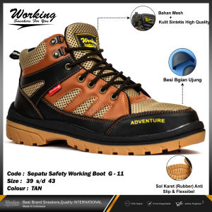 Sepatu Hiking Pria G-11 Sepatu kerja lapangan casual