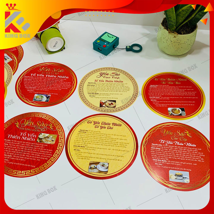 Tem hướng dẫn cách sử dụng yến sào cao cấp | Lazada.vn