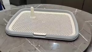 [SG] Extra Large size dog pee tray litter pan spacious toilet tray with removable grid