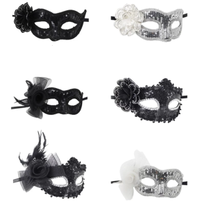 Masquerade Mask Venetians Halloween Costume Mask Mardi Gras Mask Cosplay Party Costume Props Dance Wedding Party Mask