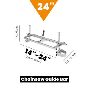 Heyman Chainsaw Mill Portable Sawmill 14"-36" Guide Bar Galvanized Steel Chainsaw Planking Mill with 0.5"-13" Cutting Thickness Wood Lumber Cross Cutting Saw Mill for Builders and Woodworkers