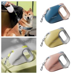 GBDSVD 5ล้าน สายจูงสุนัขแบบดึงกลับได้ เข็มขัดสะท้อนแสง อัตโนมัติ สายจูงสัตว์เลี้ยง สากล ยืดหยุ่นได้ เชือกดึงสุนัข สินค้าสำหรับสุนัข เล็ก กลาง ใหญ่