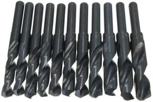 1/2“ Reduced Shank Drill Bit 13 13.5 14 14.5 15 15.5 16 16.5 17 17.5 18 18.5 19 19.5 20 20.5 21 21.5 22mm HSS Twist High Speed Steel 1/2 inch Dia Black Oxide Finish Not a set the price is for 1 piece please choose the size you need