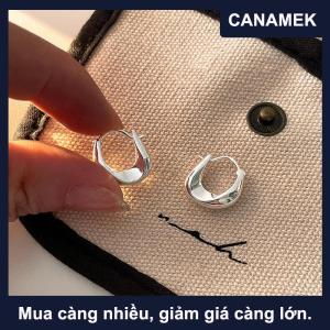 【CANAMEK】 Phụ Nữ Tai Hoop Bông Tai Đa Năng Ngọt Ngào Cô Gái Hợp Thời Trang Bông Tai Thời Trang Dị ứng Đảng Năm Mới Quà Tặng Phụ Kiện