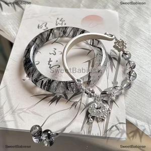 [COD] SweetBabiese 2Pcs Exquisite Chinese Style Tassels Bracelet For Women Girls Versatile Ancient Style Bracelet Jewelry Accessories Gifts