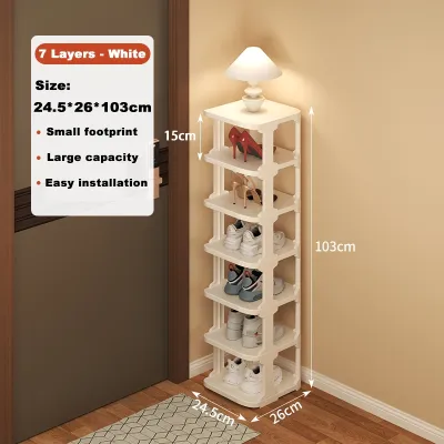 Hisoa Multi-tier Shoe Rack Simple Storage Rack For Dormitory Bedroom Shoe Storage Organizer Shelf