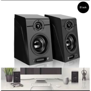 speaker Android Laptop Komputer PC desktop super bass gaming Multimedia Stereo Speaker Spiker Subwoofer Kotif Kayu