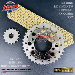 GEAR SET GIR SET RACING RX KING NEW RX SPESIAL 37T SILVER GOLD