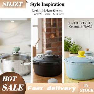 SDJZT Bền Silicone nồi Pan có nắp đậy 3 cái phổ nhiệt chịu knobs cho đáng tin cậy nhà bếp đồ nấu nướng