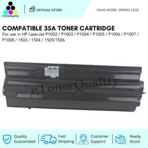 ETQ Compatible 35A CB435A Toner Cartridge  as replacement for HP Printer