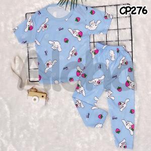 Aloha Baju Tidur Anak Lengan pendek celana panjang Untuk 1-10 tahun motif CINAMOROL CP276 A