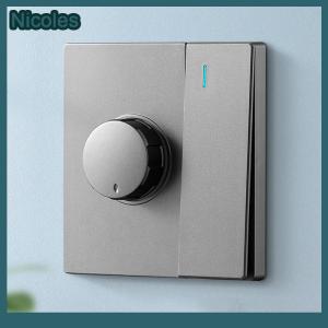 [Nicoles] 220V Universal Adjustment Ceiling Fan Speed Control Switch Wall Button Dimmer