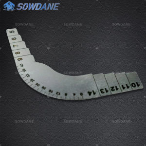 ไม้บรรทัดลิซ่าสำหรับการเตรียมการฟื้นฟูฟันเทียมและประเมินช่องว่างการปลูกถ่ายฟัน