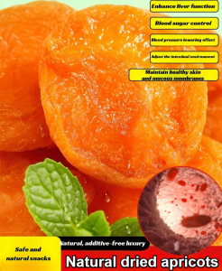✨Seedless Red Apricot Dried Fruit/Natural Dried Apricots/Xinzhou Qianqu Natural Dried Apricot/ Healthy Sugar-Free Persimmon Snacks / Halal-Certified Fruit Preserves 无糖红杏干