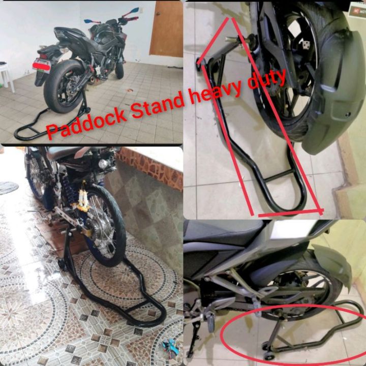 Paddock Stand For all bigbkes up to 1200cc( Spool or swing arm) Lazada PH