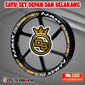 stiker cutting velg Yamaha nmax 155 baru
