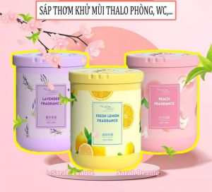 Sáp Thơm Phòng Khử Khuẩn Hàn Quốc - Sáp khử mùi phòng ngủ nhà vệ sinh toilet ô tô tủ quần áo với mùi hương tự nhiên lọ 190g siêu tiện lợi