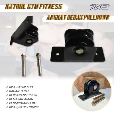 Pulldown Pull down Katrol Tunggal Alat Beban Gym Di rumah