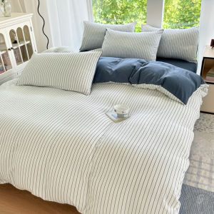 1 Pcs Simple Plaid Duvet Cover Soft Skin-friendly All Seasons Quilt Covers Comfortable Durable Machine Washable Blanket Cover2026