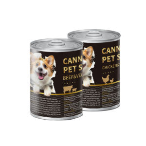 Dog wet food canned 375g beef and vegetable chicken and vegetable flavors suitable for picky eaters. Suitable for dogs of all ages