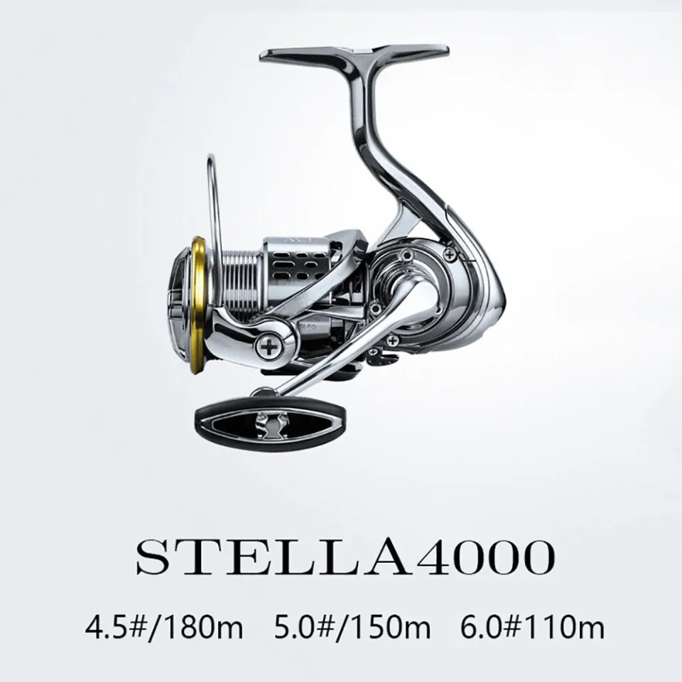 TRAINFIS】2024 SHIMANO New STELLA Spinning Reel 5.5:1 Full Metal Fishing  Reel No-gap Reel Spin High Speed Fishing Reel(Not original)