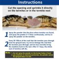 25g/75g Termites Killer Powder Termite Baiting System Anti Anay Treatment Powder Bait Pest Control Termite. 