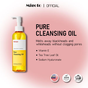 Manyo Factory Pure Cleansing Oil 200ml Melts Blackheads Whiteheads Without Clogging Pores Vitamin E Tea Tree Leaf Oil Hyaluronic Acid Nourishing Refreshing Korean Cleanser Malaysia Ready Stock