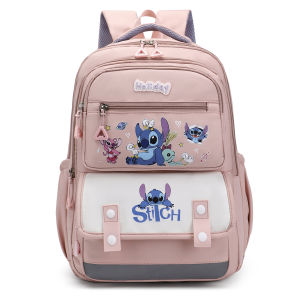 < D1-525-3 > 41CM STITCH Design School Korea Backpack / Beg Galas Sekolah Rendah & Menengah / Kids Girl Kanak-Kanak