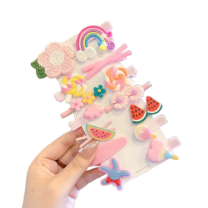 Jepit Rambut Anak Lucu / Jepit Rambut Fashion Perempuan Aksesories Rambut Ikat Karakter Lucu