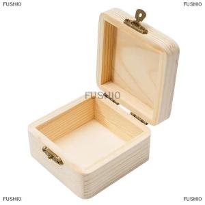 [COD] FUSHI0 8x8x4.7cm đồng bằng tự nhiên bằng gỗ đóng gói hộp lưu trữ Hộp quà tặng hộp lưu trữ bằng gỗ hộp lưu trữ đồ lặt vặt nhà lưu trữ hộp