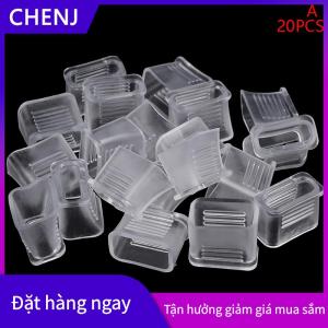 CHENJ 20pcs trọng tài còi bìa trong suốt còi đệm Miệng Grip bóng đá trọng tài còi phụ kiện bảo vệ