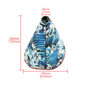 JDM Racing Car Shift Knob Cover Universal Canvas Manual Automatic Samurai Shifter Lever Protector Gear Decoration Auto Interior Accessories