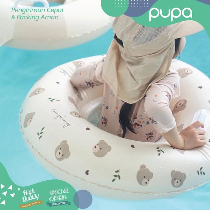 BAN PELAMPUNG DUDUK RENANG ANAK AIR INFLATABLE SWIMMING RING POOL