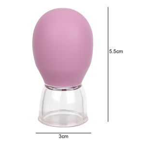 Dorisna Facial Massage Cups Rubber Vacuum Cupping Skin Lifting Massager for Face Pvc Body Cups Skin Scraping Massage Jar
