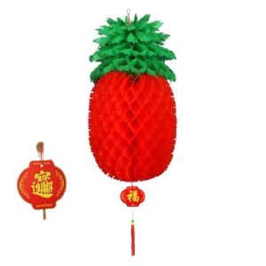 2PCS gantungan lampion nanas 14 inch 35cm