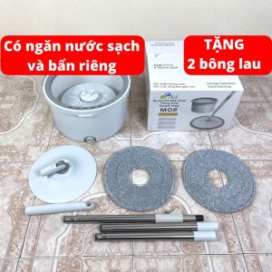 Cây lau nhà thông minh K9 - Chổi Lau Nhà Tự Giặt Tự Vắt Tự Động Tách Nước Bẩn - Công Nghệ Vắt Ly Tâm