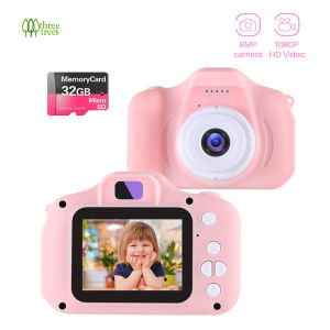 Máy Ảnh Đồ Chơi Threetrees Cho Trẻ Em Máy Quay Phim Dễ Thương Máy Ảnh Kỹ Thuật Số Có Thể Sạc Lại Với Màn Hình Hiển Thị 2 Inch Đồ Chơi Giáo Dục Trẻ Em Chơi Ngoài Trời