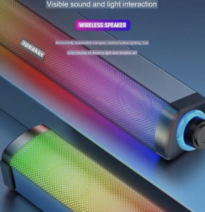 【XMT】E-1411 RGB Wired+Bluetooth Speaker RGB /Bluetooth Speaker/Sound Bar/Computer Speaker/Phone Speake