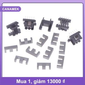 【CANAMEK】 5 Bộ ee19 5 với 5pin biến áp bobbin pc40 Ferrite lõi dọc 10 Ferrite nửa và 5 bobbin lõi từ bobbins