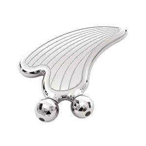 ลูกกลิ้งช่วยผ่อนคลายใบหน้า3D กระดานขูดนวด Guasha แผ่นสำหรับใบหน้ายกผิวหน้า