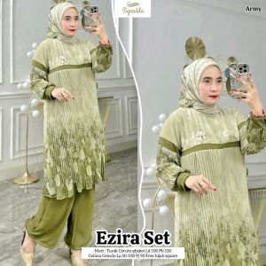 Setelan wanita jumbo Ezira/setelan wanita LD 110/set kasual wanita/set celana wanita/ setelan baju santai