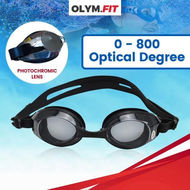 SG SELLER Swimming Goggle 0 800 with Degree Myopia for Adult Men Women Anti UV Fog Protection Reflective Optical Degree Swim Goggles Lazada Singapore