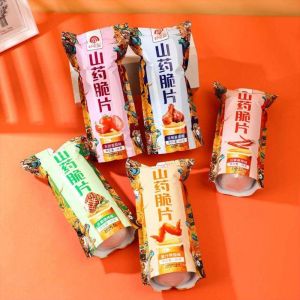 32g 山药薄片 山药脆片 薯片锅巴 烧烤味 中国零食 即食食品 Snacks Instant Food China Snack Sliced Yam Potato Chip Crust