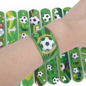 Laz nigori người hâm mộ World Cup Hỗ Trợ Vòng Đeo Tay Chủ Đề Bóng Đá Vòng Pop Dây Đeo Cổ Tay Vui lên Thể Thao Phong Cách