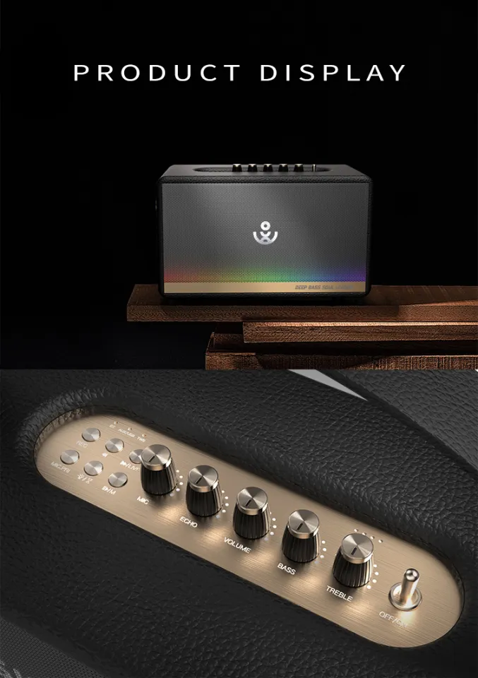 XDOBO Mirage 130W Karaoke Wireless Bluetooth Speaker with 2 