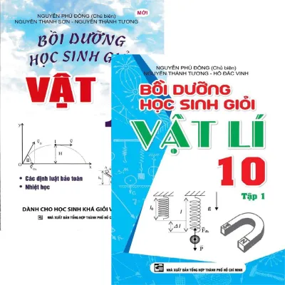 Sách - Combo Bồi Dưỡng Học Sinh Giỏi Vật Lý Lớp 10 ( Tập 1+ Tập 2 )
