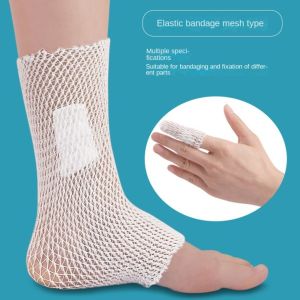 MUQZI Breathable Elastic Net Tubular Bandage Elastic Retainer Breathable Bandage Breathable Bandage White Mesh Bandage Adults Wrist