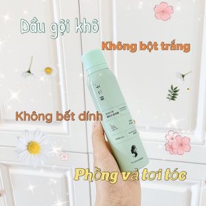 Dầu Gội Khô Spes Nội Địa Trung Chính Hãng Mini Chống Bết Tóc Hot Tiktok Dạng Xịt 150ml